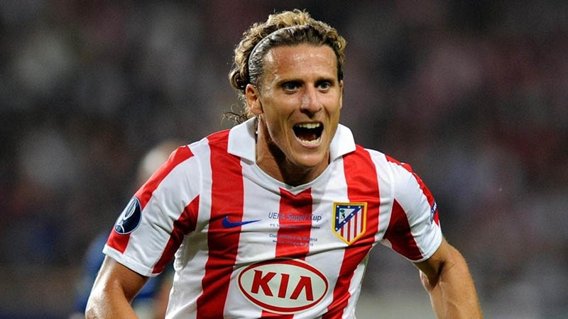 Cầu thủ Atletico Madrid Diego Forlan