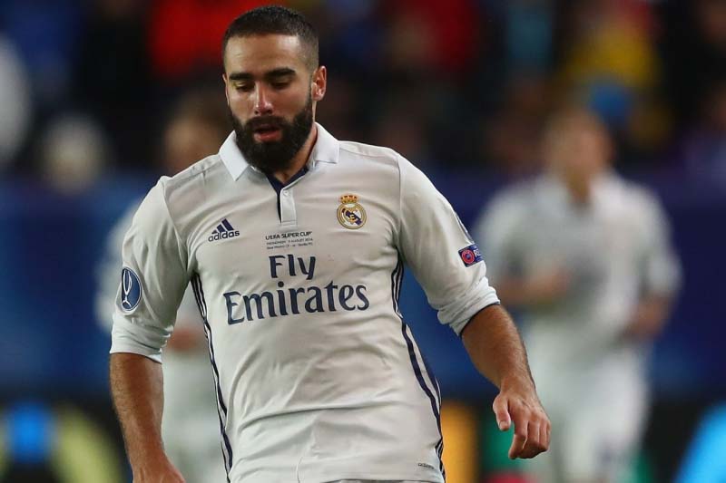 Hậu vệ cánh phải của Real Madrid Carvajal