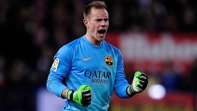 Thủ môn của Barca Marc-André ter Stegen