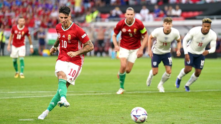 Hungary 1-0 Anh tại vòng bảng Nations League