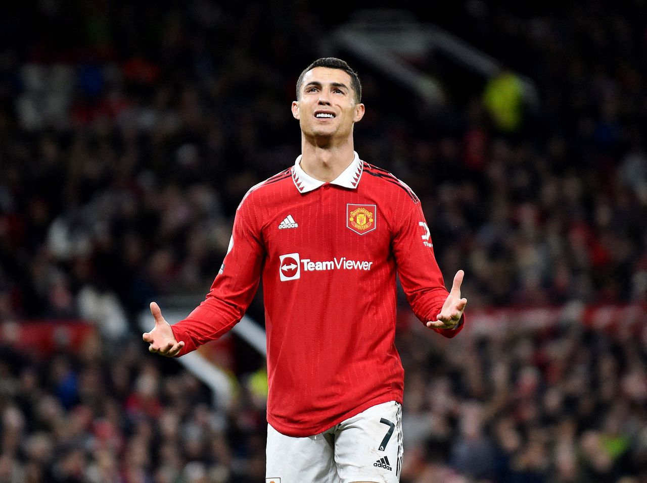 Ronaldo trong màu áo Quỷ đỏ